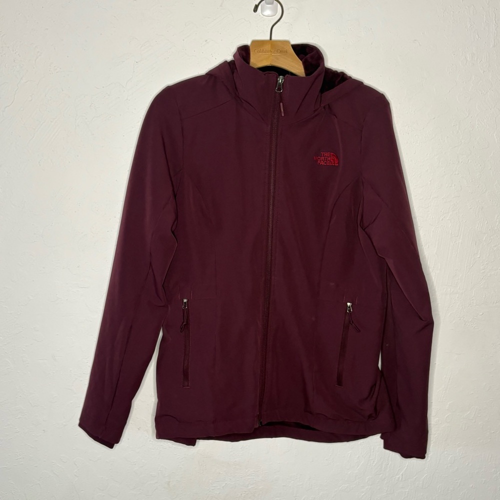 The North‎ Face Womens M Shelbe Raschel Zip-Front Fleece-Lined Windwall Jacket